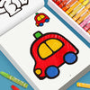 Kids' Coloring Book: Animals, Fruits & Transportation