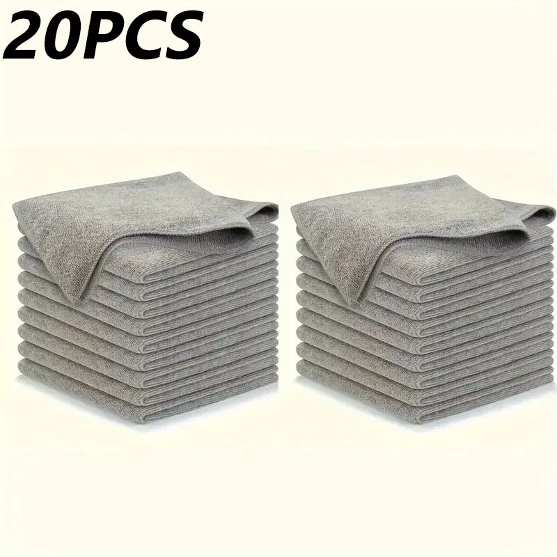 Lint-Free Microfiber Cleaning Cloths (4-Pack)