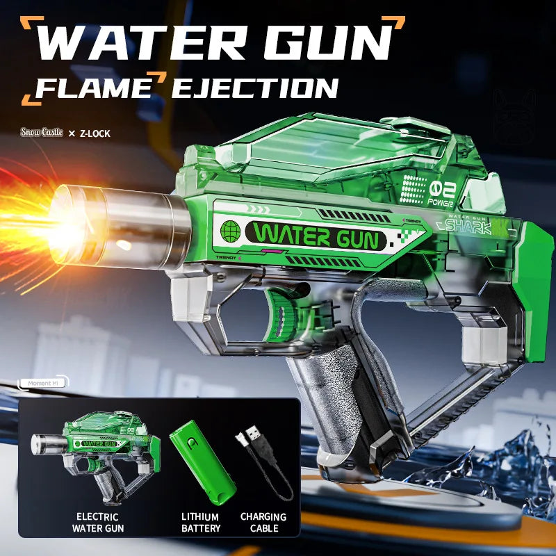Electric Water Gun Toy with Lights and Sound