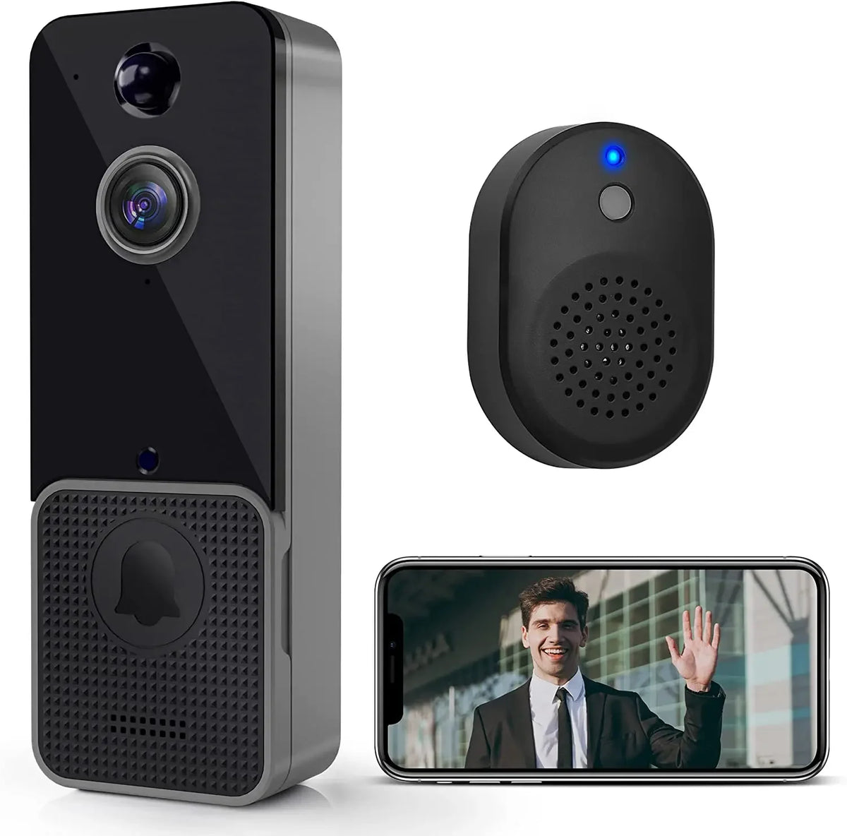Wireless Video Doorbell with Human Detection
