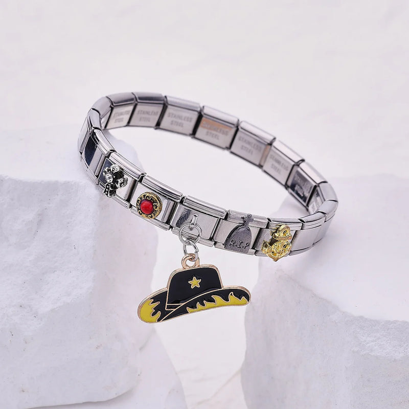 Pulsera de Charm Estilo Vaquero del Oeste