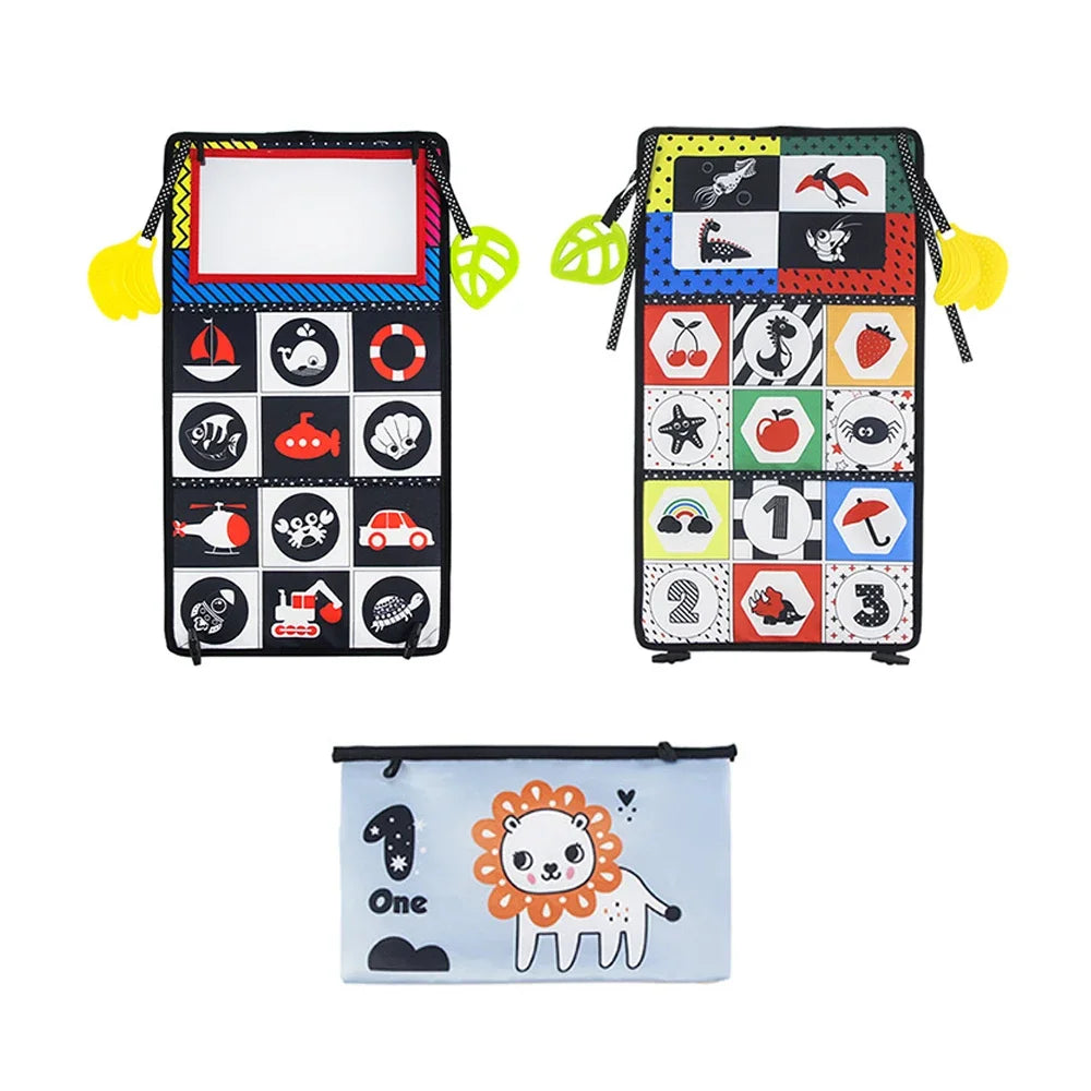 Soft Baby Cloth Book with Fun Mirror for Early Learning