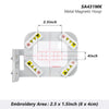 3-Piece Magnetic Embroidery Hoop Set for Brother & Baby Lock Machines