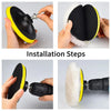 Soft Wool Car Polishing Pad Set with Backing Plate