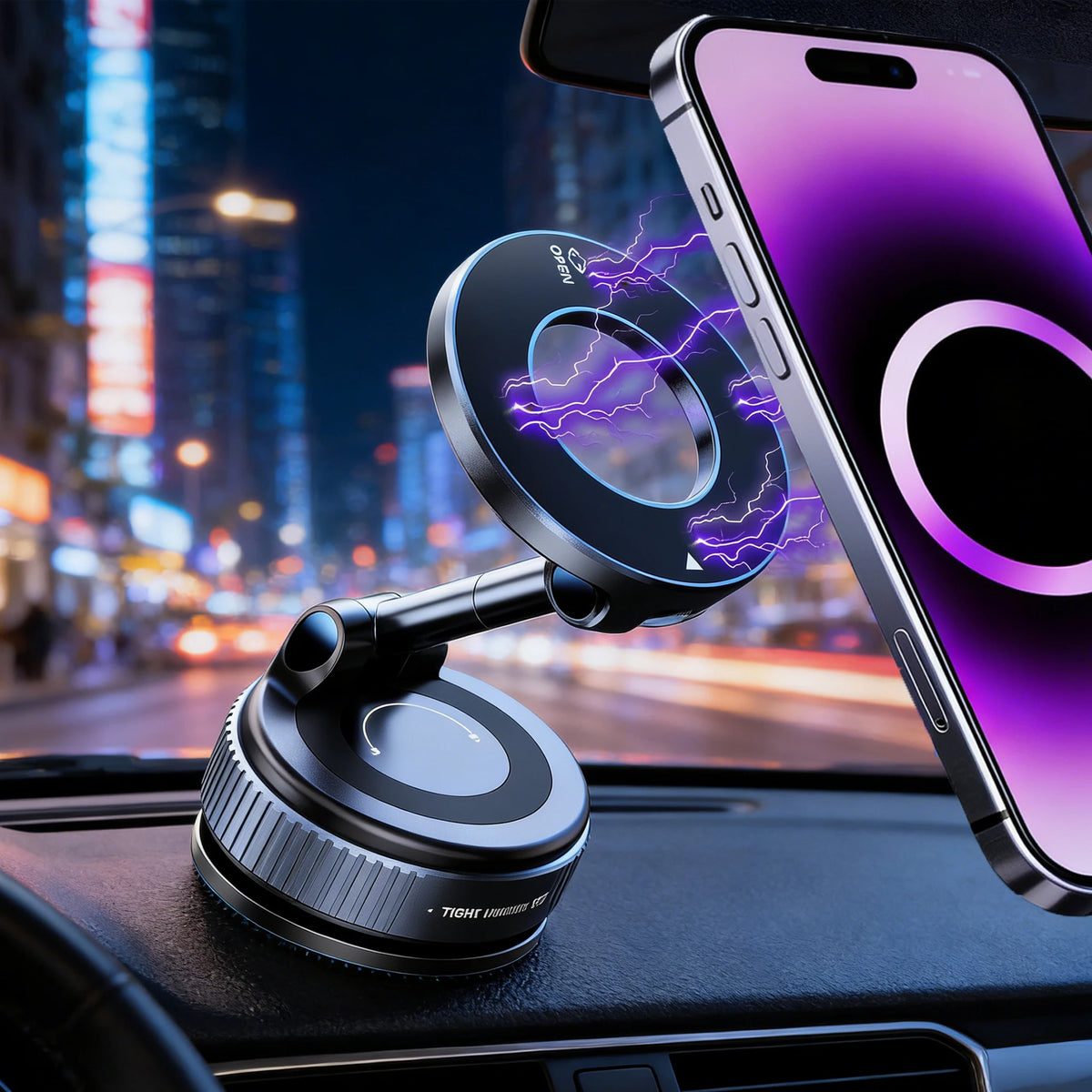 Support Magne Étui de Téléphone Ajustable 360°