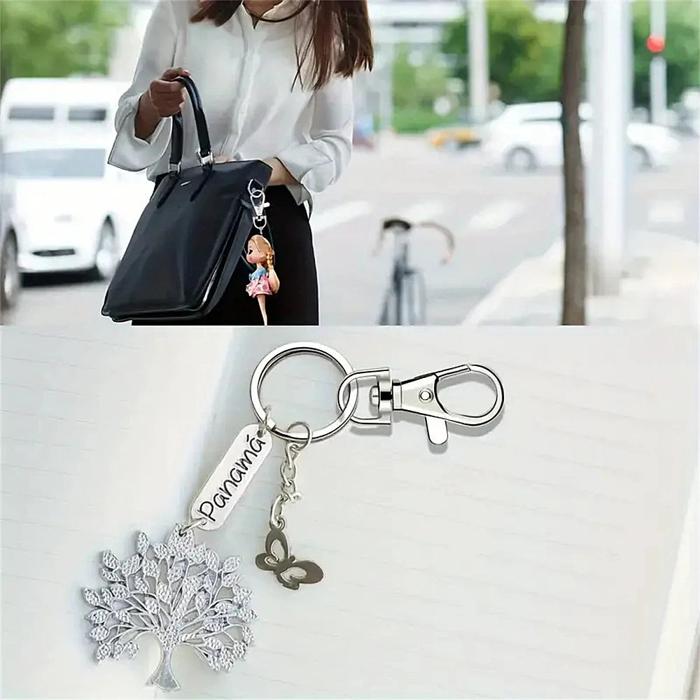 Silver Swivel Snap Hooks with Key Rings (20-Pack)