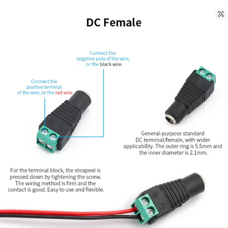 Adjustable AC to DC Power Supply Adapter (3V-24V, 3A)