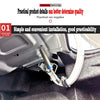 A close-up of an adjustable car trunk lift spring installed in a vehicle's interior, demonstrating easy installation.