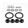 Aluminum Quick Release Fastener Kit for Car Bumpers & Hatch Lids