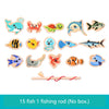 Montessori Wooden Magnetic Fishing Toy for Kids – Educational Marine Life Game
