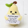 Handmade Crochet Amigurumi Doll with Love and Encouragement