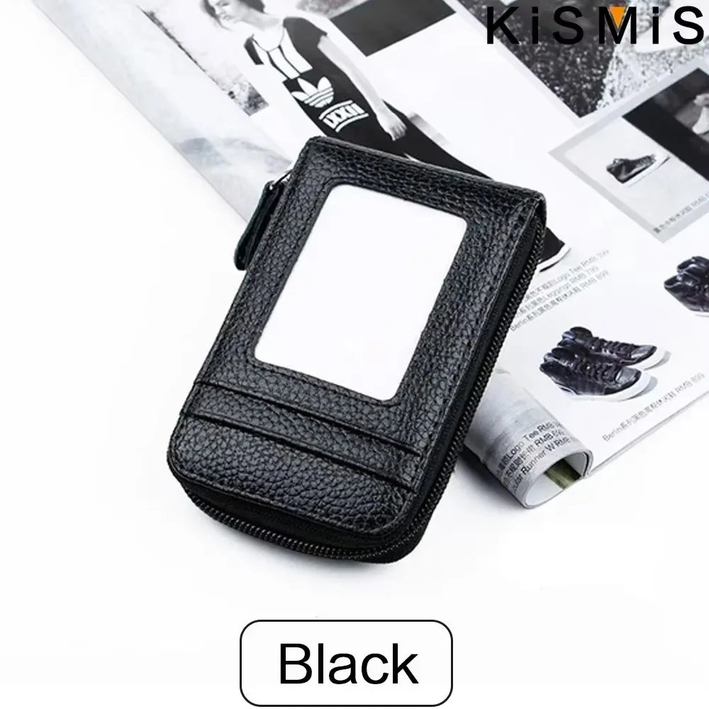RFID-Blockierendes Leder-Karten-Wallet