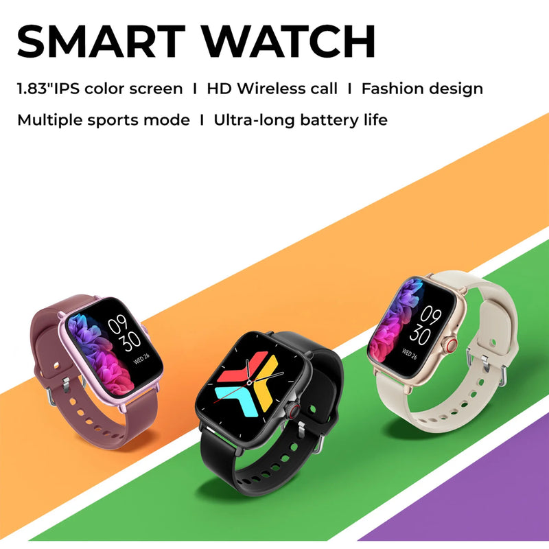 Montre Connectée avec Appels Bluetooth & Suivi de Santé