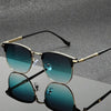 Vintage Square Metal Frame Sunglasses