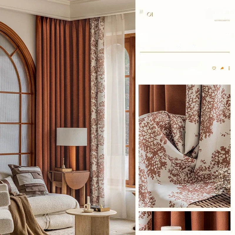 Luxury Chenille Blackout Curtains