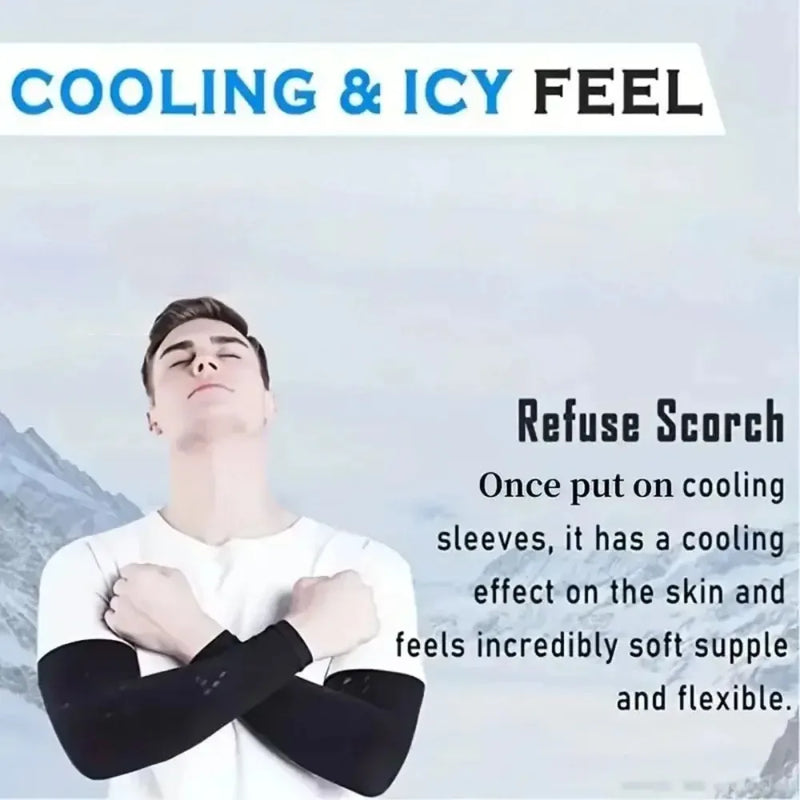 UV Protection Sun Sleeves - Breathable Arm Covers for Outdoor Activities