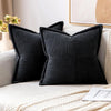 Corduroy Lumbar Pillow Cover for Office and Home