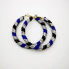 Rainbow Crystal Hoop Earrings