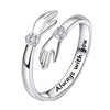 925 Sterlingsilber Zirkon Umarmungsring