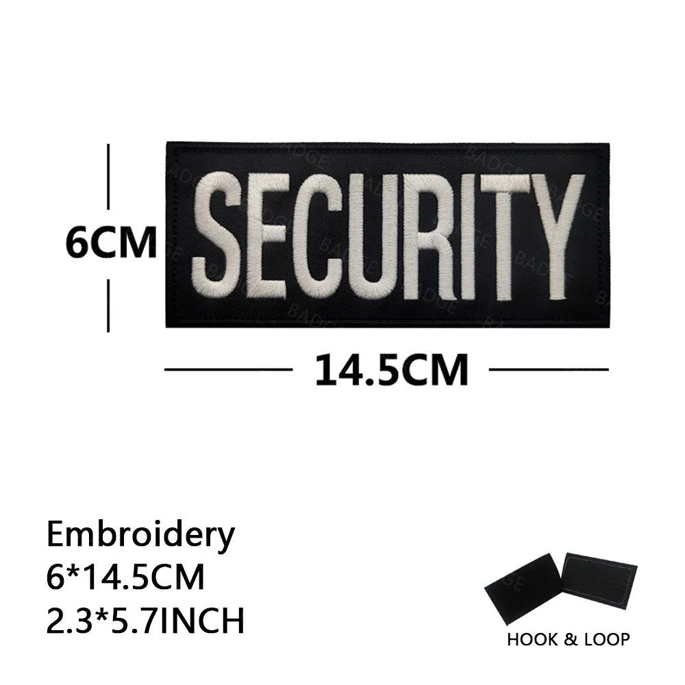 Reflective IR Security Patch with Hook & Loop Backing