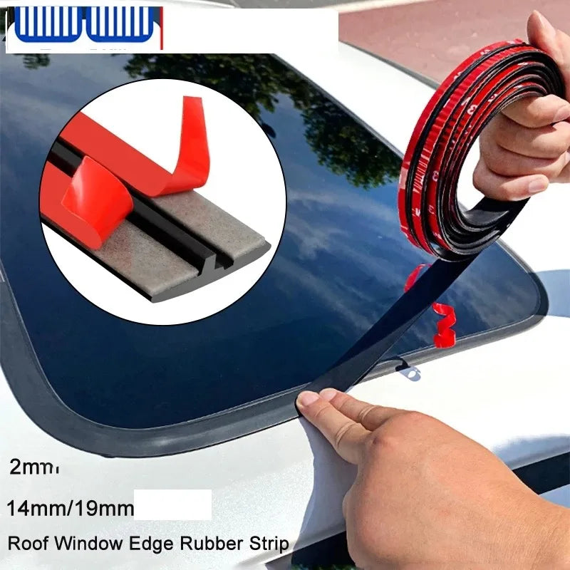 Flexible Rubber Weather Seal Strip for Car Windshield & Sunroof