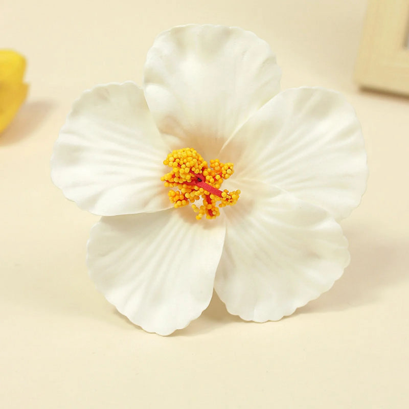 Tropical Hibiscus Flower Hair Clips