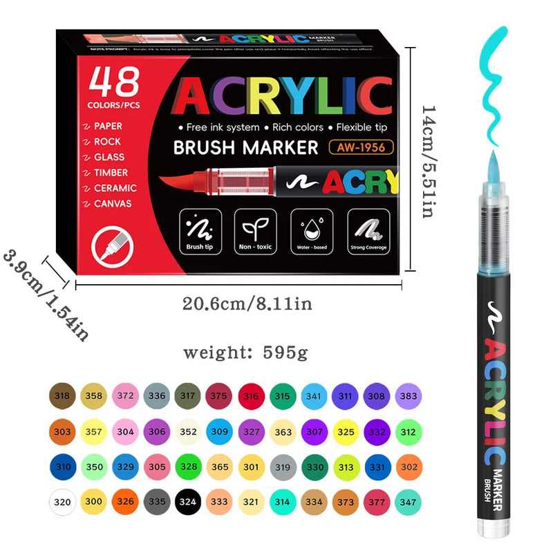 Acrylic Marker Pen Set for Art & Craft