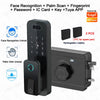 Smart Palm & Face Recognition Door Lock with WiFi App Control