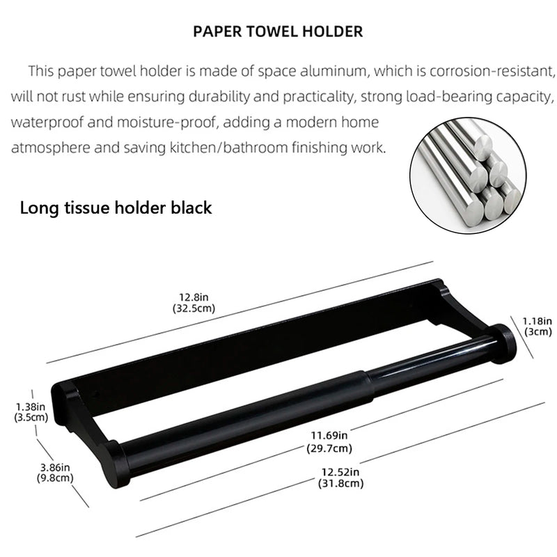Under-Cabinet Paper Towel Holder