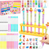 Kit de Manualidades con Bolígrafos Brillantes DIY para Niños