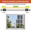 No-Drill Adhesive Curtain Rods