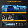 3-Channel 4K Dash Cam with Interior & Rear Cameras