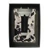 Slim Aluminum RFID Blocking Wallet with ID Window and Money Clip
