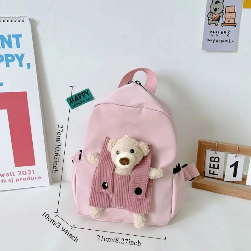 Cute Plush Bear Toddler Backpack