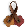 Vintage Rose Leather Bag Charm