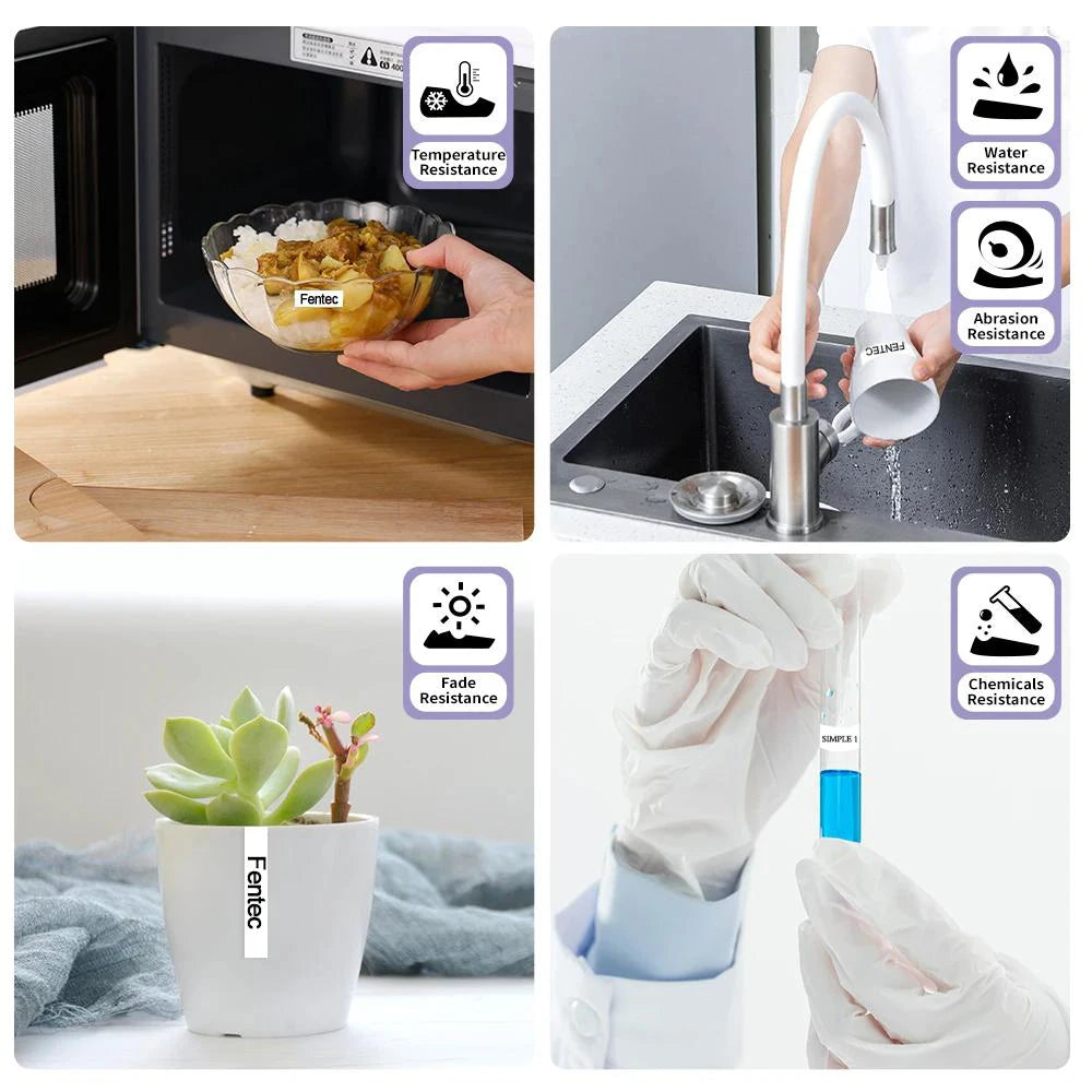 Self-Adhesive Thermal Label Rolls for Mini Printers