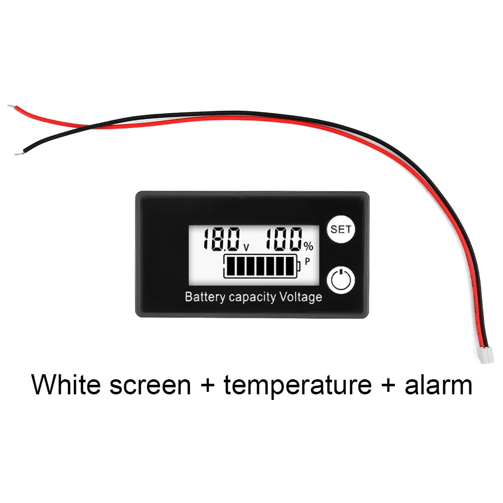DC 8-100V Battery Capacity Indicator with LCD Display