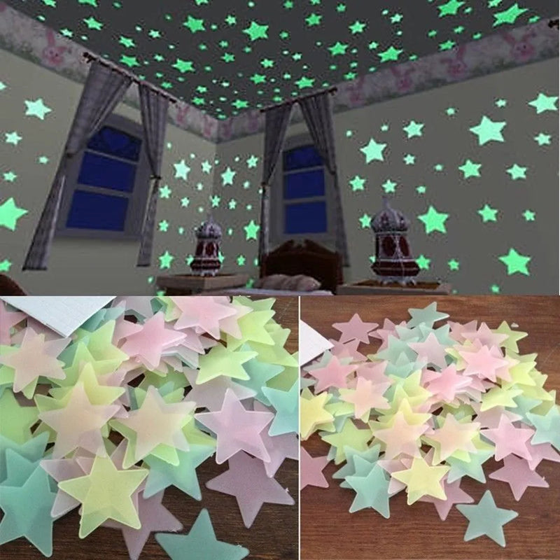 Pegatinas de Estrellas para Pared que Brillan en la Oscuridad
