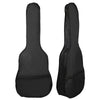 Black classical acoustic guitar soft case with a padded shoulder strap