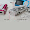 Portable Clip-On MP3 Player with Metal Body and LCD Screen