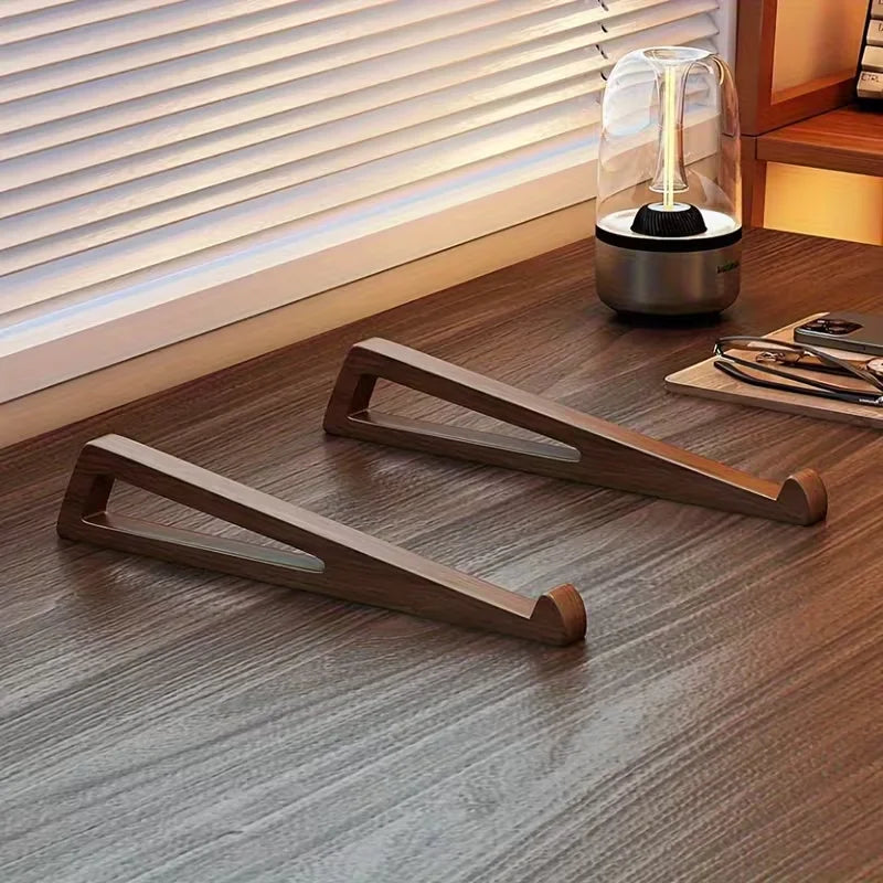 Foldable Bamboo Laptop Stand with Ergonomic Tilt