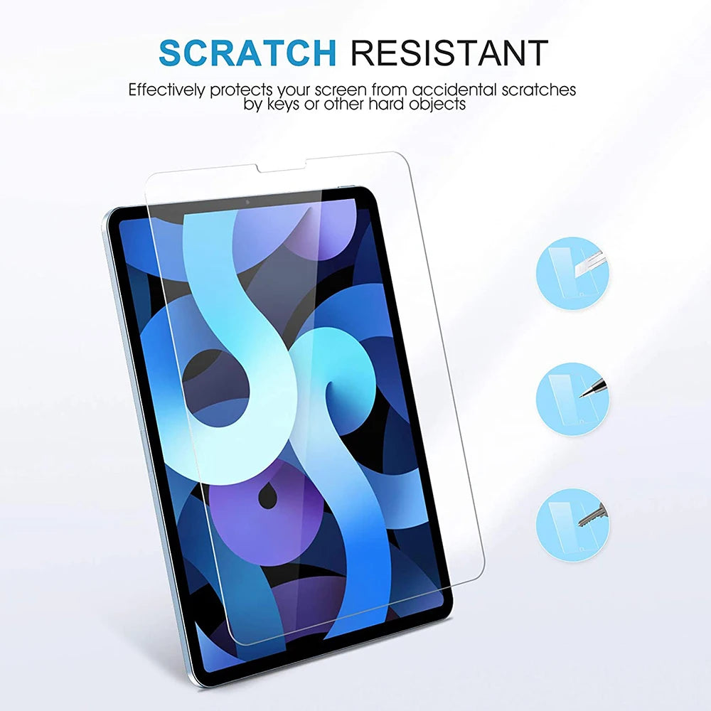 HD Tempered Glass Screen Protector for iPad (2-Pack)