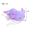 Axolotl Squeeze Ball Stress Relief Toy - Slow Rising Squishy for Kids and Adults