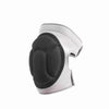 White and black cushioned knee pads for gardening, work, or sports