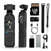 4K Pocket Action Camera with Rotating Lens