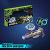A box and a model of the AULDEY Infinity Nado Spin Force Battle Top with Launcher product.