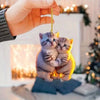 Realistic Cat Car Rearview Mirror Pendant