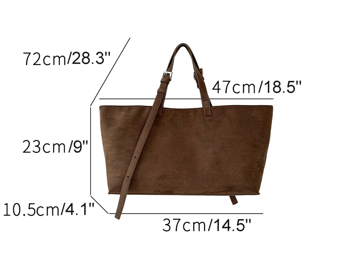 Soft PU Leather Tote Bag for Women – Spacious Everyday Carryall
