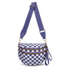Women's Checkered Fanny Pack with Adjustable Crossbody Strap