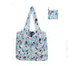 Foldable Reusable Shopping Tote with Animal Print Design